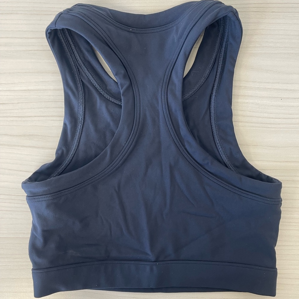 SET ACTIVE NAVY RACERBACK SPORTS BRA - Picture 4 of 4